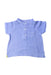A Blue Short Sleeve Tops from Jacadi in size 6-12M for boy. (Front View)