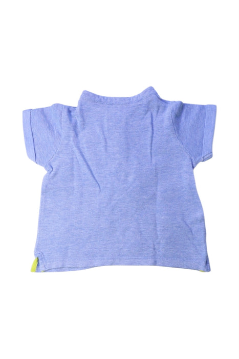 A Blue Short Sleeve Tops from Jacadi in size 6-12M for boy. (Back View)