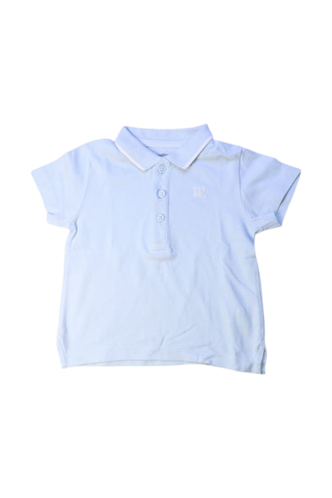 A Blue Short Sleeve Polos from Bout'Chou in size 12-18M for boy. (Front View)