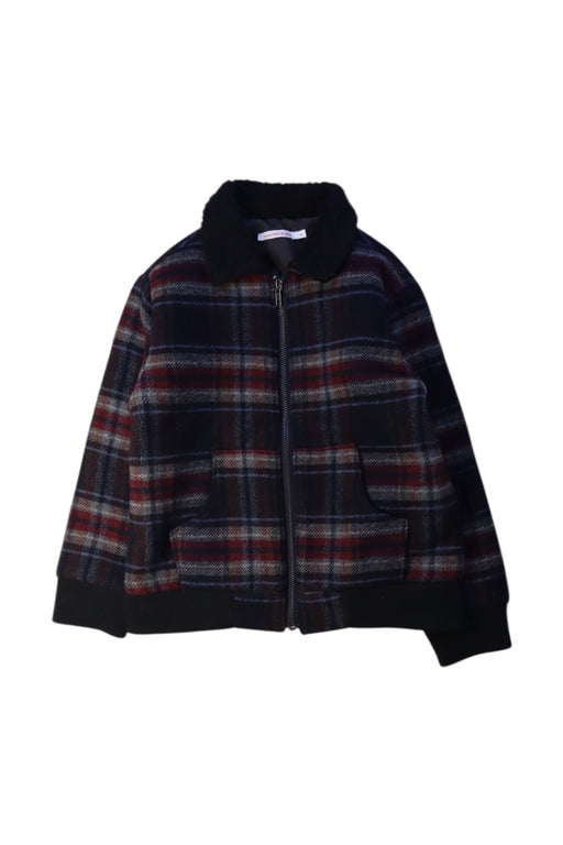 A Multicolour Lightweight Jackets from Monoprix in size 6T for boy. (Front View)