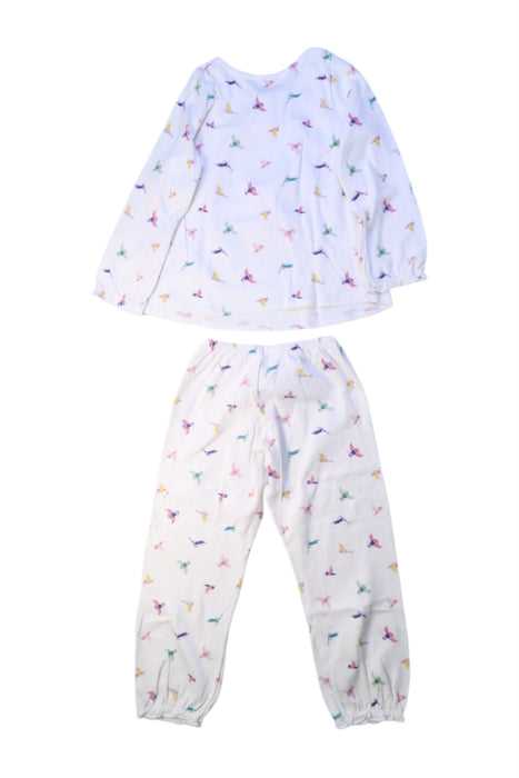 A Multicolour Pyjama Sets from Petit Bateau in size 3T for girl. (Back View)