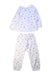 A Multicolour Pyjama Sets from Petit Bateau in size 3T for girl. (Back View)
