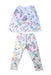 A Multicolour Pyjama Sets from Petit Bateau in size 3T for girl. (Front View)