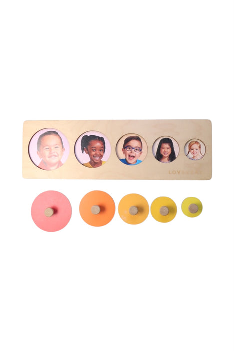 A Multicolour Board Games & Puzzles from Lovevery in size O/S for neutral. (Back View)