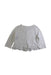 A White Cardigans from Momonittu in size 4T for girl. (Back View)