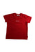 A Red Short Sleeve T Shirts from Miki House in size 18-24M for boy. (Front View)