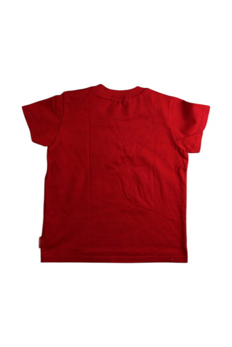 A Red Short Sleeve T Shirts from Miki House in size 18-24M for boy. (Back View)