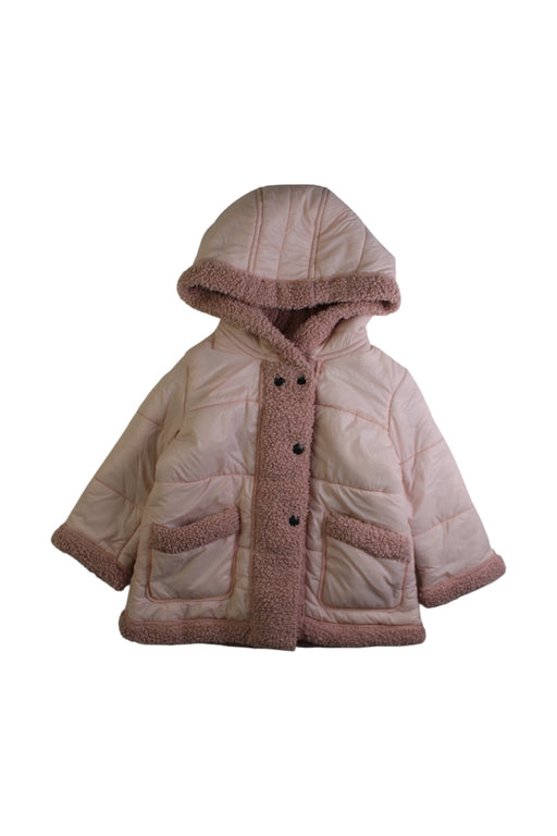 A Pink Puffer/Quilted Coats & Outerwear from Nanos in size 2T for girl. (Front View)