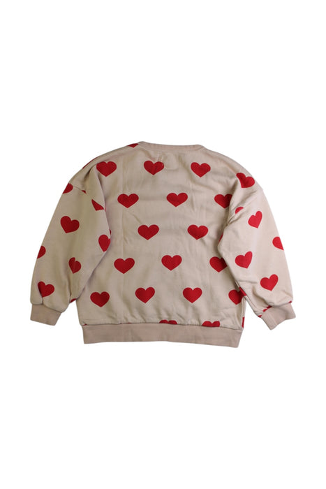 A Beige Crewneck Sweatshirts from Konges Sløjd in size 5T for girl. (Back View)