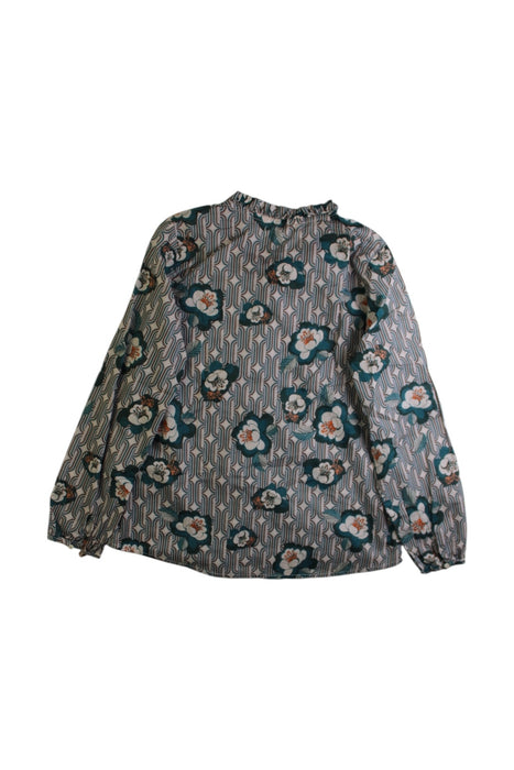 A Multicolour Long Sleeve Shirts from Excuse My French in size 8Y for girl. (Back View)