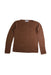 A Brown Knit Sweaters from Excuse My French in size 8Y for girl. (Front View)