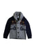 A Grey Cardigans from Petit Bateau in size 3T for boy. (Front View)