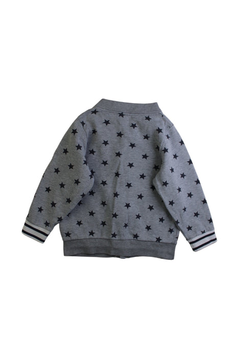 A Grey Lightweight Jackets from Petit Bateau in size 3T for boy. (Back View)