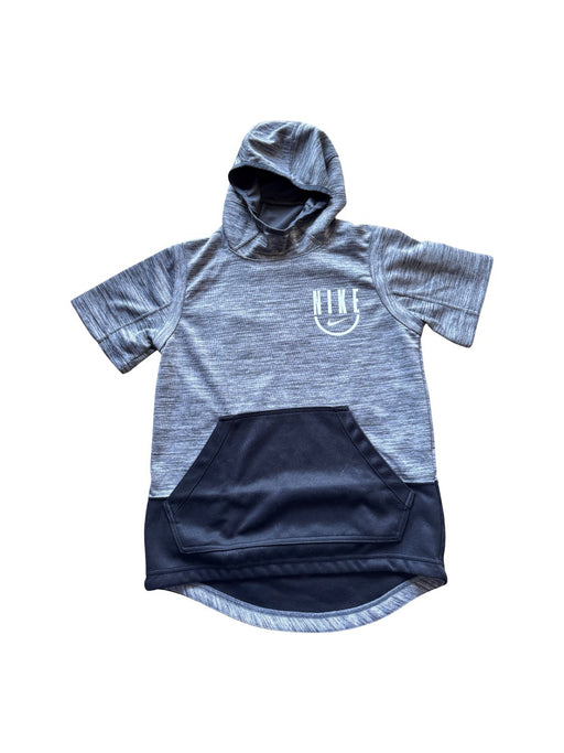 A Grey Hooded Sweatshirts from Nike in size 12Y for boy. (Front View)