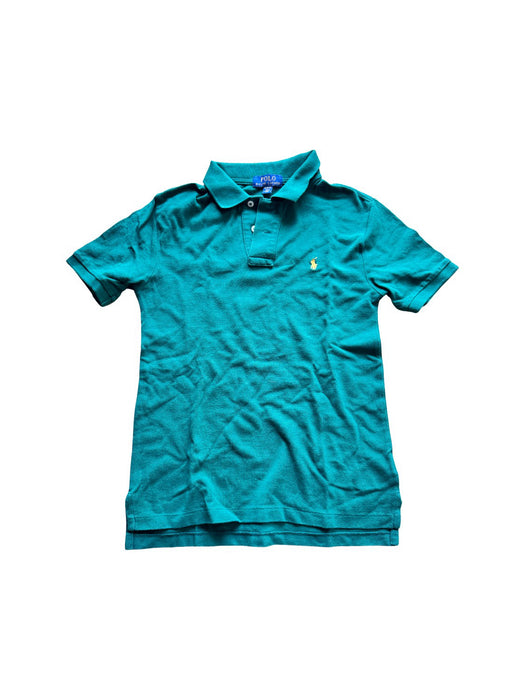 A Green Short Sleeve Polos from Polo Ralph Lauren in size 10Y for boy. (Front View)