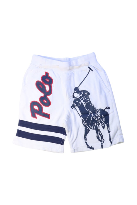 A White Shorts from Polo Ralph Lauren in size 8Y for boy. (Front View)