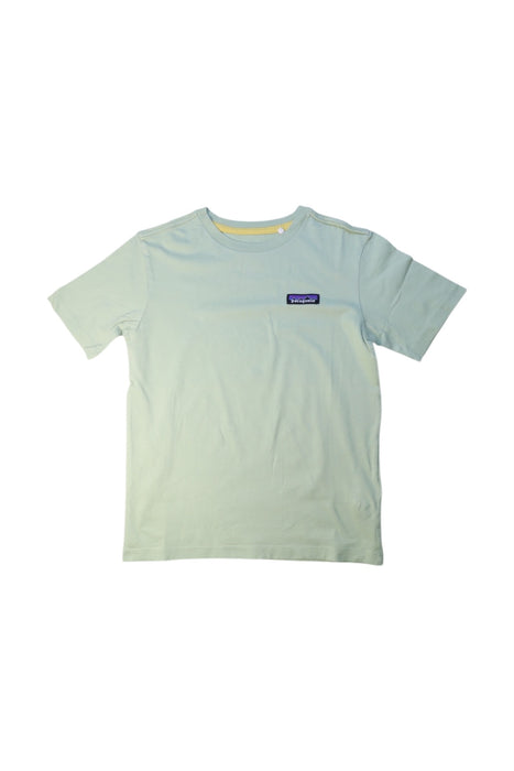 A Blue Short Sleeve T Shirts from Patagonia in size 7Y for boy. (Front View)