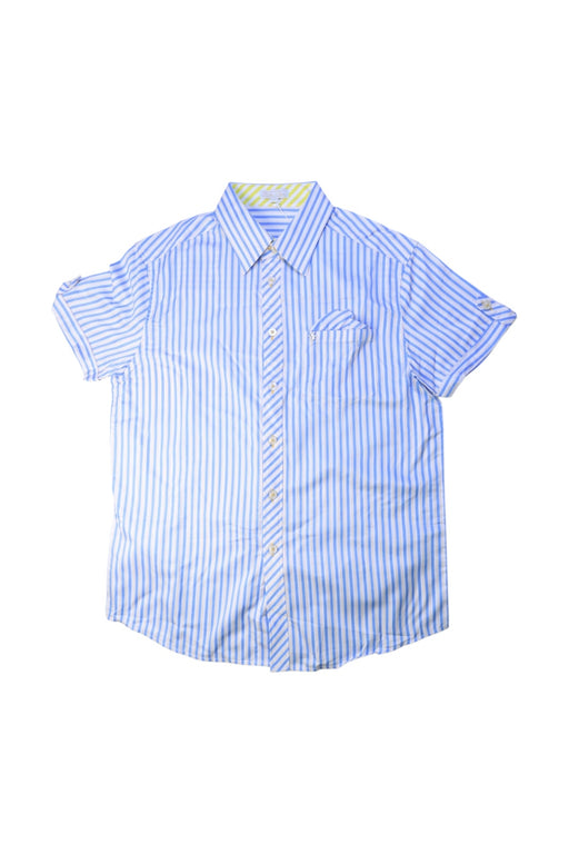 A Blue Short Sleeve Shirts from Nicholas & Bears in size 14Y for boy. (Front View)