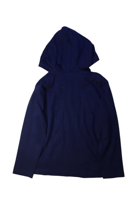 A Navy Hooded Sweatshirts from Polo Ralph Lauren in size 7Y for boy. (Back View)