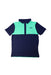 A Navy Short Sleeve Polos from Under Armour in size 10Y for boy. (Front View)
