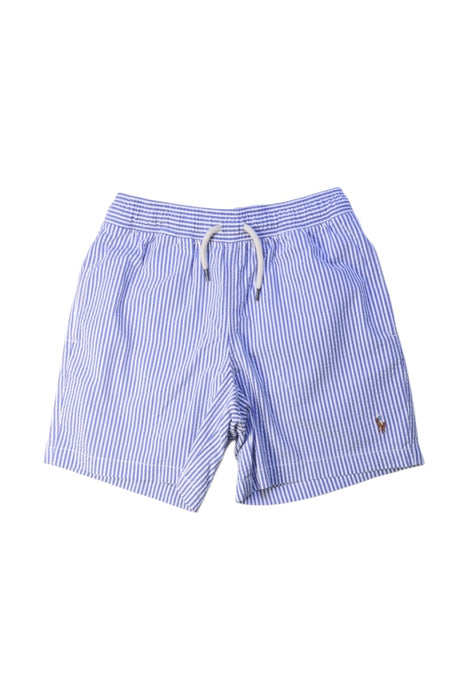 A Blue Shorts from Polo Ralph Lauren in size 8Y for boy. (Front View)