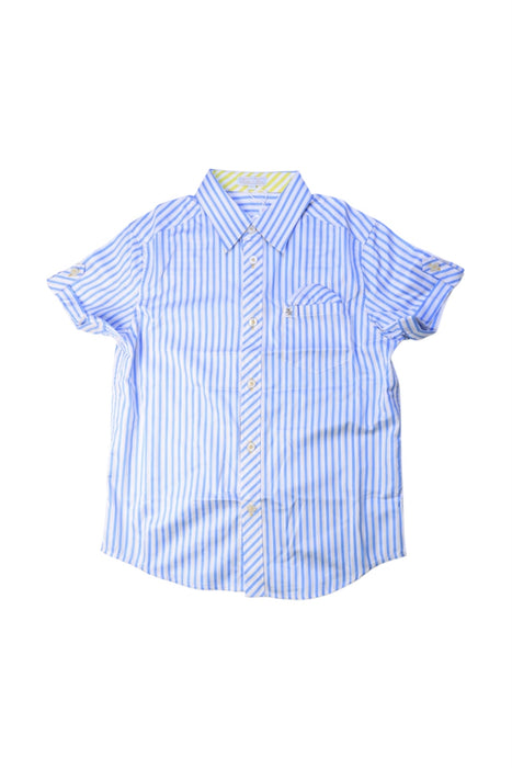 A Blue Short Sleeve Shirts from Nicholas & Bears in size 10Y for boy. (Front View)