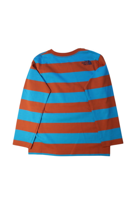 A Blue Long Sleeve T Shirts from The North Face in size 7Y for boy. (Back View)