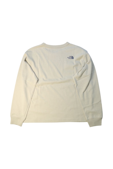 A Ivory Crewneck Sweatshirts from The North Face in size 7Y for boy. (Back View)