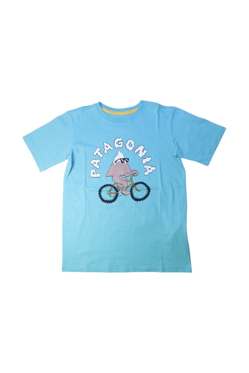 A Blue Short Sleeve T Shirts from Patagonia in size 7Y for boy. (Front View)