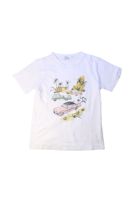 A White Short Sleeve T Shirts from Bonpoint in size 8Y for boy. (Front View)