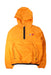 A Orange Rain Jackets from K-Way x CDG PLAY in size 10Y for neutral. (Front View)