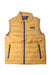 A Yellow Outerwear Vests from Patagonia in size 7Y for boy. (Front View)