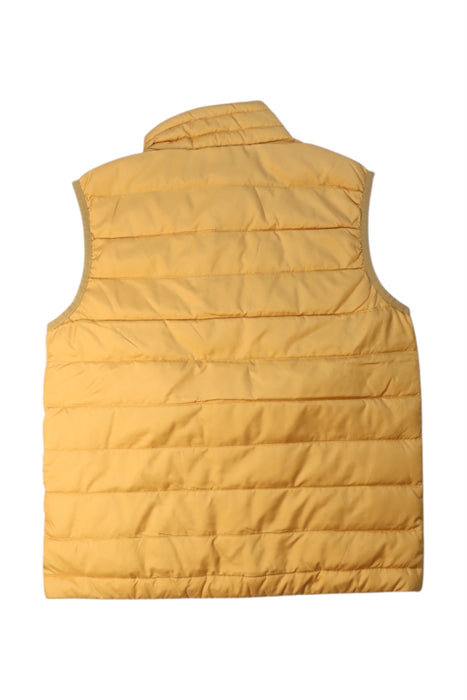A Yellow Outerwear Vests from Patagonia in size 7Y for boy. (Back View)