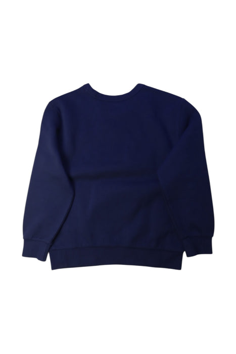 A Navy Crewneck Sweatshirts from Polo Ralph Lauren in size 7Y for boy. (Back View)