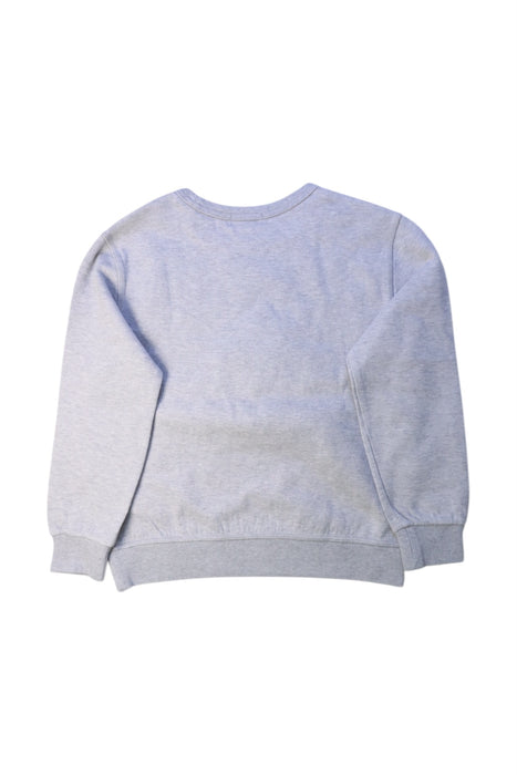 A Grey Crewneck Sweatshirts from Polo Ralph Lauren in size 7Y for boy. (Back View)