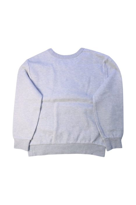 A Grey Crewneck Sweatshirts from Polo Ralph Lauren in size 7Y for boy. (Back View)
