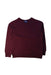 A Burgundy Crewneck Sweatshirts from Polo Ralph Lauren in size 7Y for boy. (Front View)