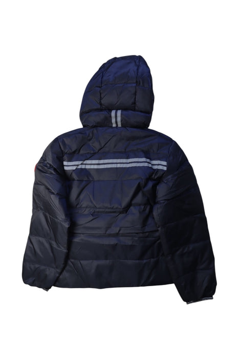 A Navy Puffer/Quilted Jackets from Canada Goose in size 8Y for neutral. (Back View)