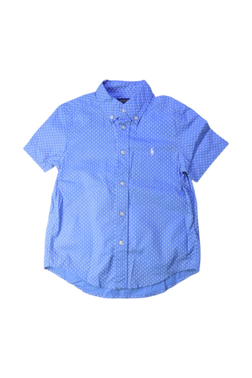 A Blue Short Sleeve Shirts from Polo Ralph Lauren in size 5T for boy. (Front View)