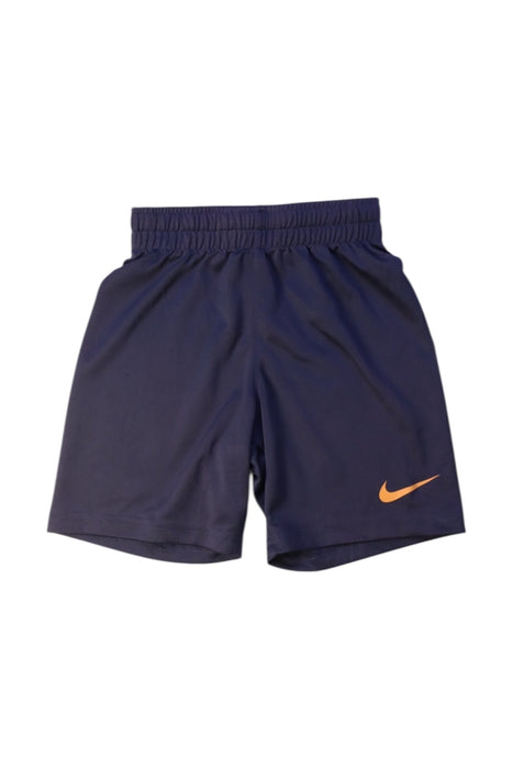 A Navy Active Shorts from Nike in size 4T for boy. (Front View)