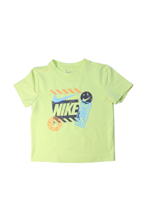 A Green Short Sleeve T Shirts from Nike in size 4T for boy. (Front View)