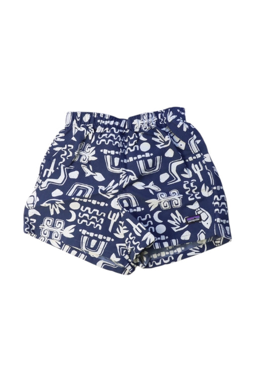 A Navy Shorts from Patagonia in size 2T for boy. (Front View)