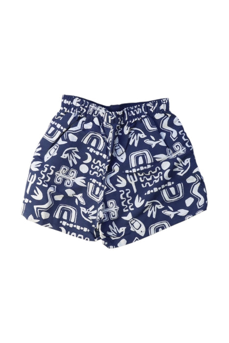 A Navy Shorts from Patagonia in size 2T for boy. (Back View)