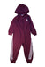 A Burgundy Long Sleeve Jumpsuits from Adidas in size 3T for boy. (Front View)
