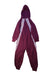 A Burgundy Long Sleeve Jumpsuits from Adidas in size 3T for boy. (Back View)