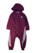 A Burgundy Hooded Sweatshirts from Adidas in size 2T for boy. (Front View)