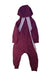 A Burgundy Hooded Sweatshirts from Adidas in size 2T for boy. (Back View)