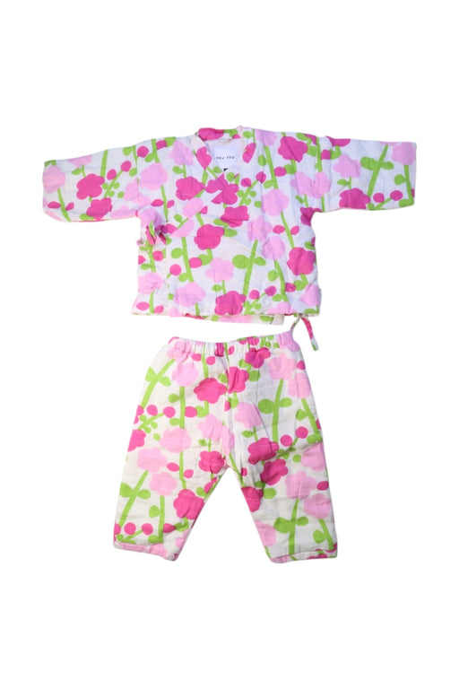 A Multicolour Pants Sets from Sou Sou in size 3T for girl. (Front View)
