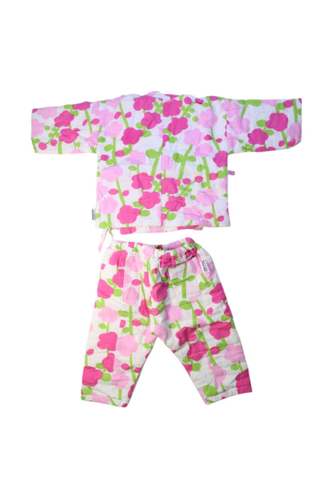 A Multicolour Pants Sets from Sou Sou in size 3T for girl. (Back View)