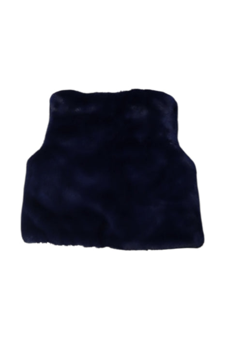A Navy Outerwear Vests from Jacadi in size 3T for girl. (Back View)
